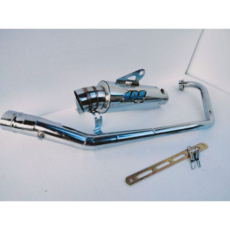 DOS muffler satriafu 150 sonic jupiter mx old/lama jupiter mx new jupiter mx king