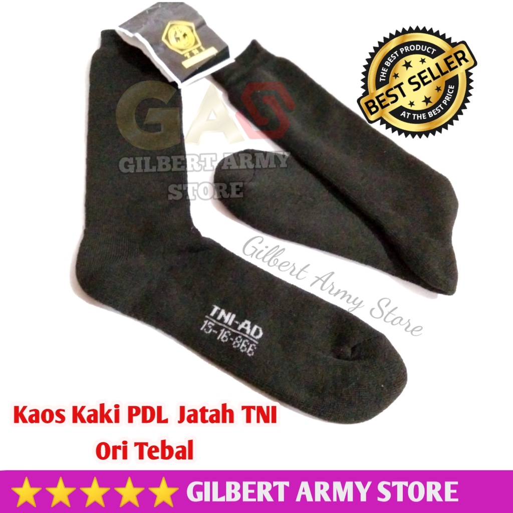 kaos kaki pdl jatah Tni Asli original Hitam Gilbert Army Store Grosir Murah