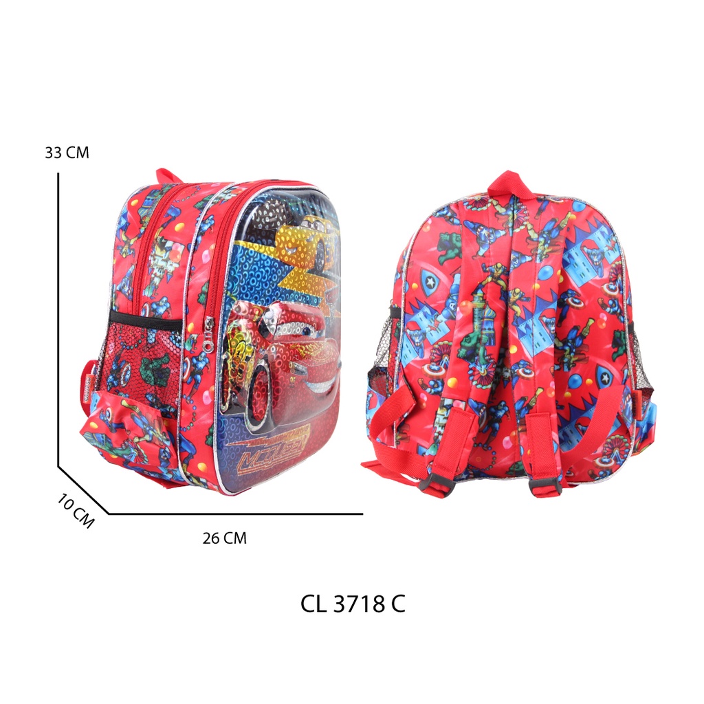 [KLIKTAS] Tas Ransel Sekolah Anak Laki TK Paud Gambar Karakter Kartun Calypso 3718 5D