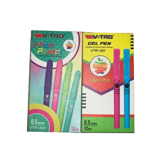

kodeM2y2X--12 PCS / 1 LUSIN GEL PEN IPEN V-TRO
