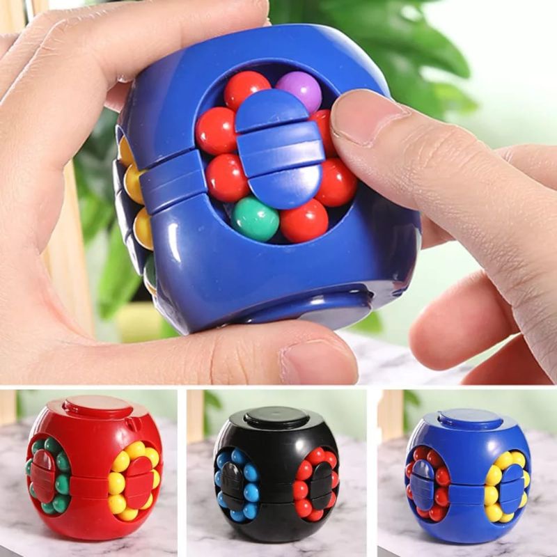 hokkiterus21 ⭐⭐⭐⭐⭐SPINNER RUBIK CUBE spiner rubic puzzle 3d gangsing anak R002