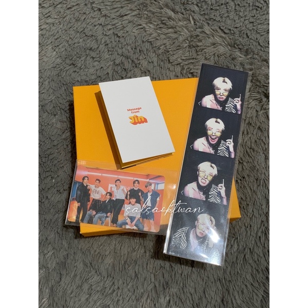 BTS BUTTER CREAM PC GROUP MC SEOKJIN PHOTOSTRIP HOBI