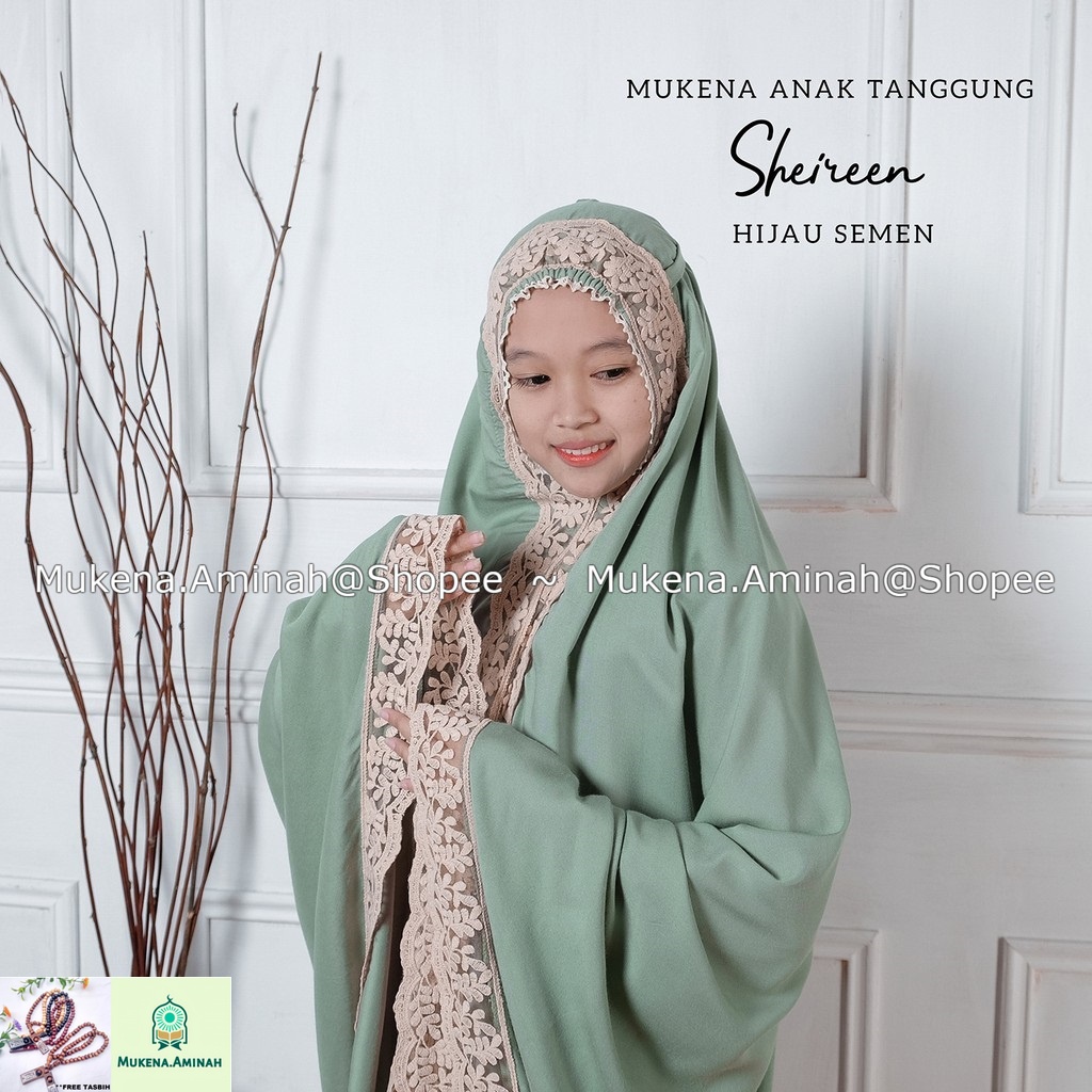 MUKENA ANAK TANGGUNG SHIREEN RENDA MEWAH PREMIUM