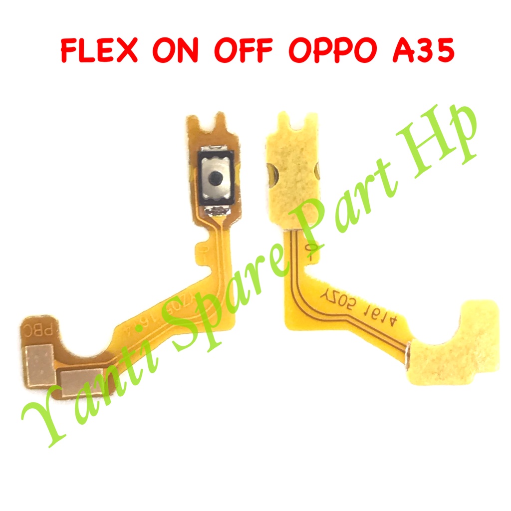 Flexible On Off Oppo F1 F1F A35 Original New