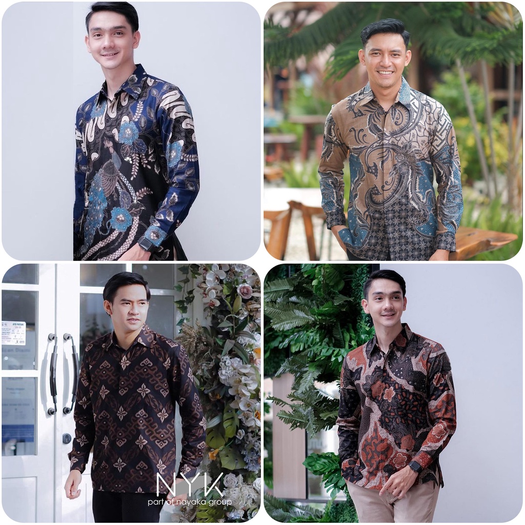 NAYAKA BATIK - KEMEJA PRIA LENGAN PANJANG - KEMEJA BATIK REGULER SIZE - KEMEJA BATIK KANTOR - KEMEJA KONDANGAN LENGAN PANJANG