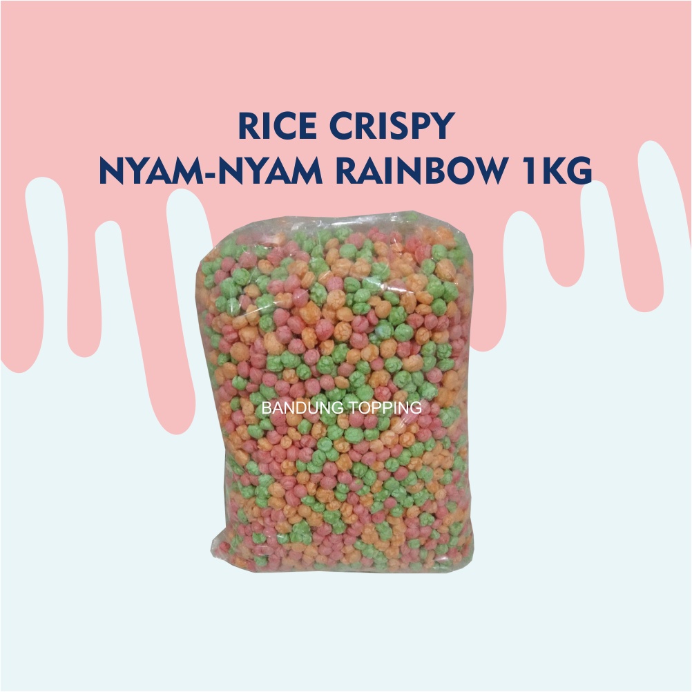 

Rice crispy warna 1KG / bola nyam-nyam termurah