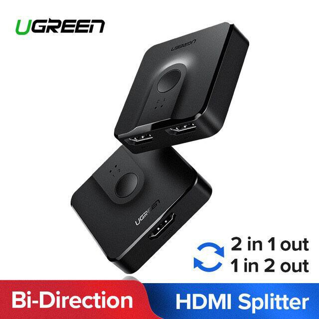 

PROMO - UGREEN HDMI Switcher-Splitter Bi-Direction 2 in 1 Out 4K - CM217 -