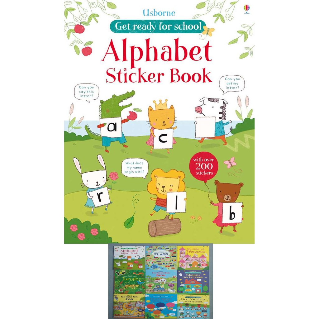 LOGU Usborne sticker book Buku stiker usborne Stiker LOGU Usborne sticker book Buku stiker usborne Stiker