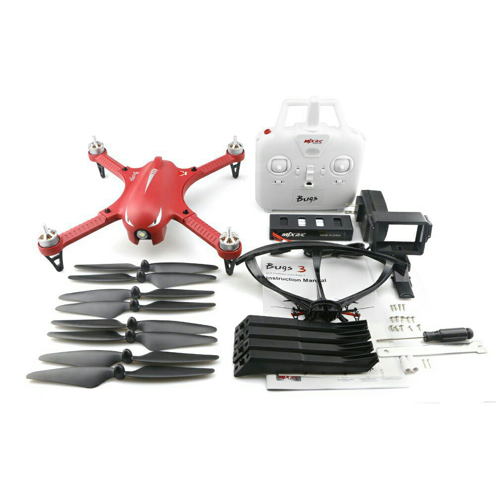 Jual Drone Mjx Bugs 3 Brushless Independent ESC Racing Drone Quadcopter RTF terlaris