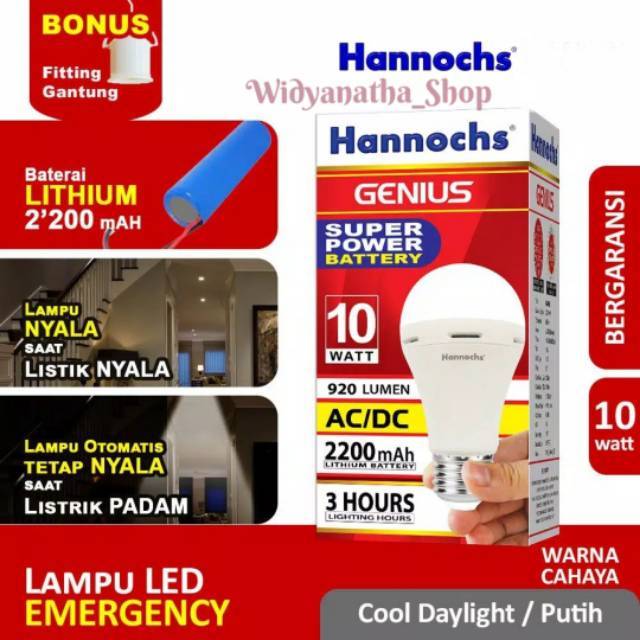Lampu Led Emergency Hannochs 10 Watt - LAMPUTASOR