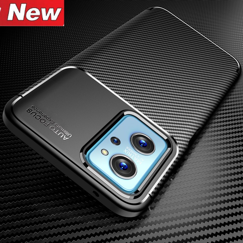 Soft Case Silikon Tekstur Carbon Fiber Shockproof Cover OPPO Realme 9i 9pro 9i