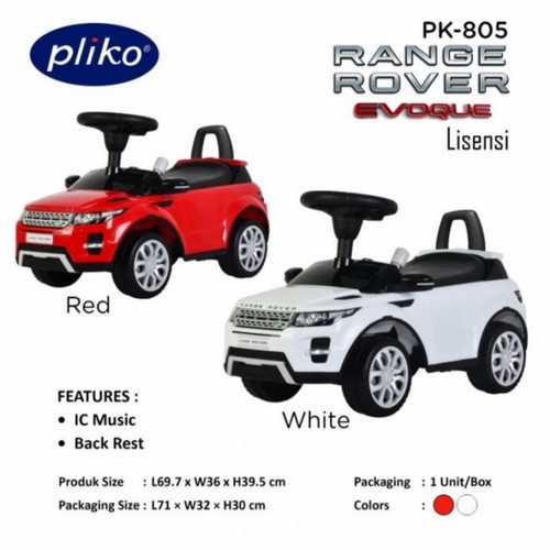 Pliko PK-805 RIde On Car Range Rover SUV Evogue Lisensi - ride on car | mobilan anak