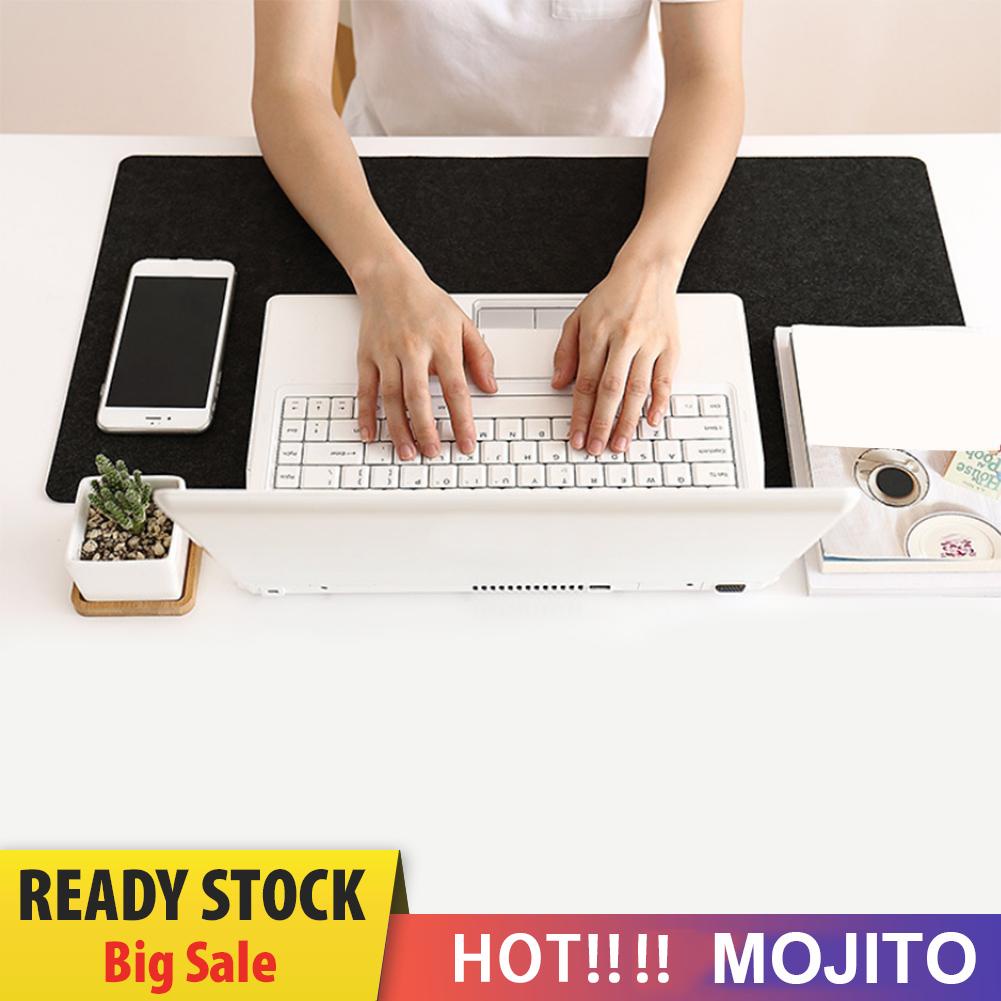 MOJITO Office Computer Desk Mat Modern Table Mouse Pad Wool Felt Laptop Desk Mat