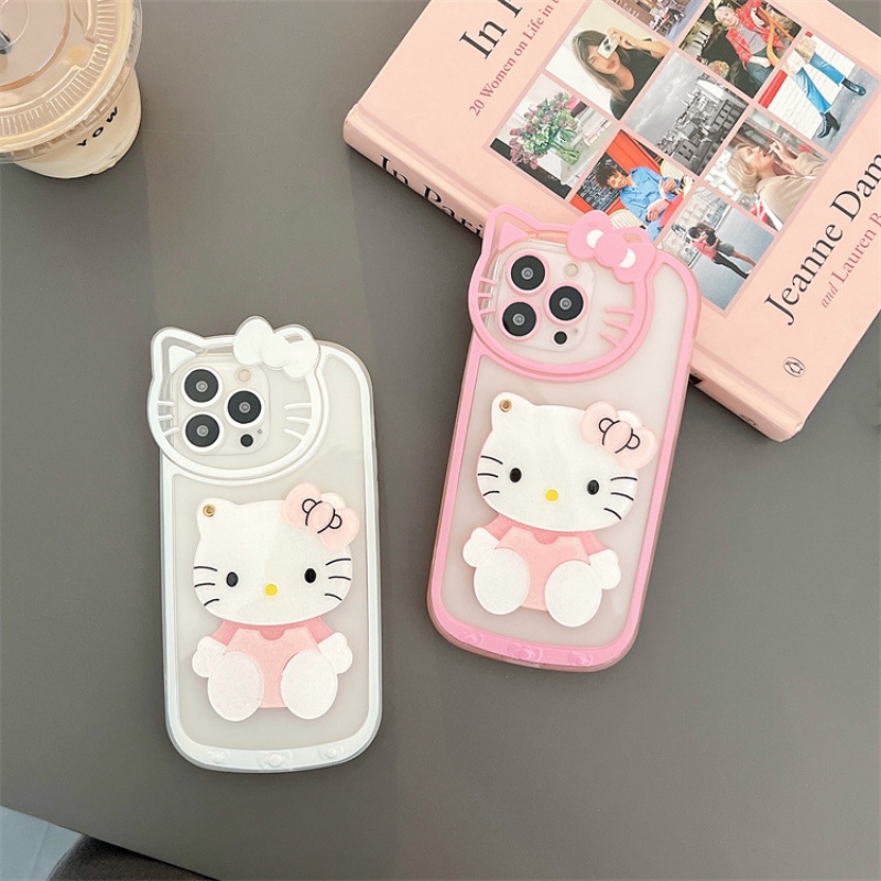 Soft case Transparan Motif Kartun Hello Kitty Untuk iphone 13 12 11 Pro Max XS XR 8plus iphone 12pro12pro Max 7 8 Plus X XS XR XSMAX