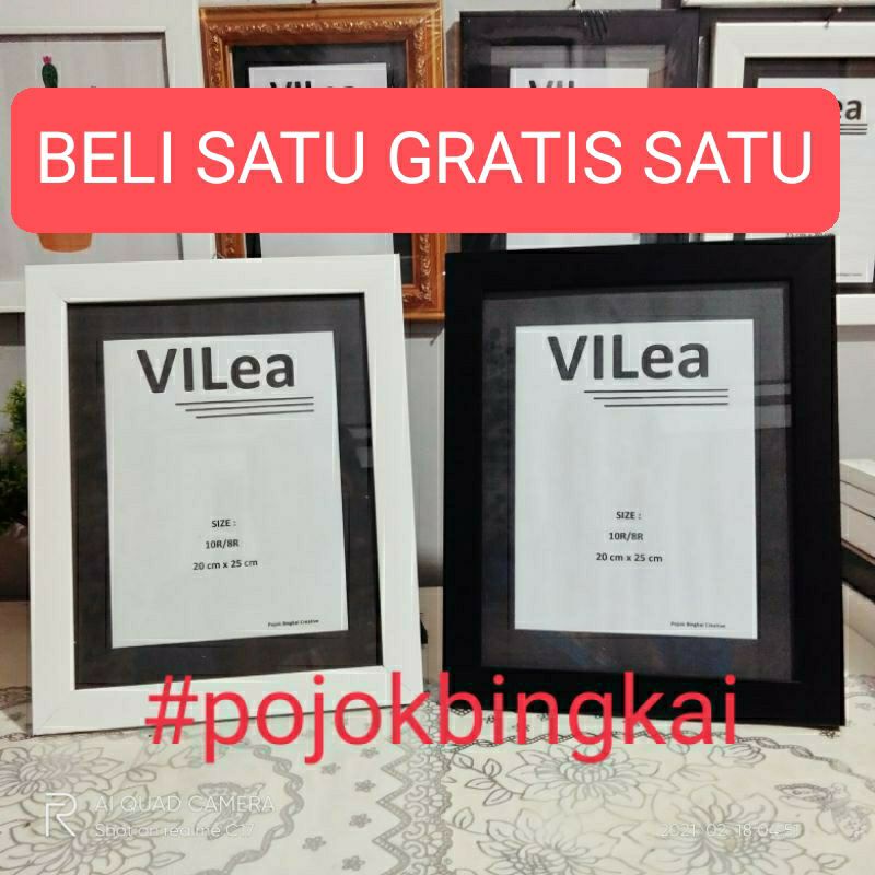 Jual bingkai foto 10r 20x25 cm TANPA KACA / bingkai 10r tanpa kaca