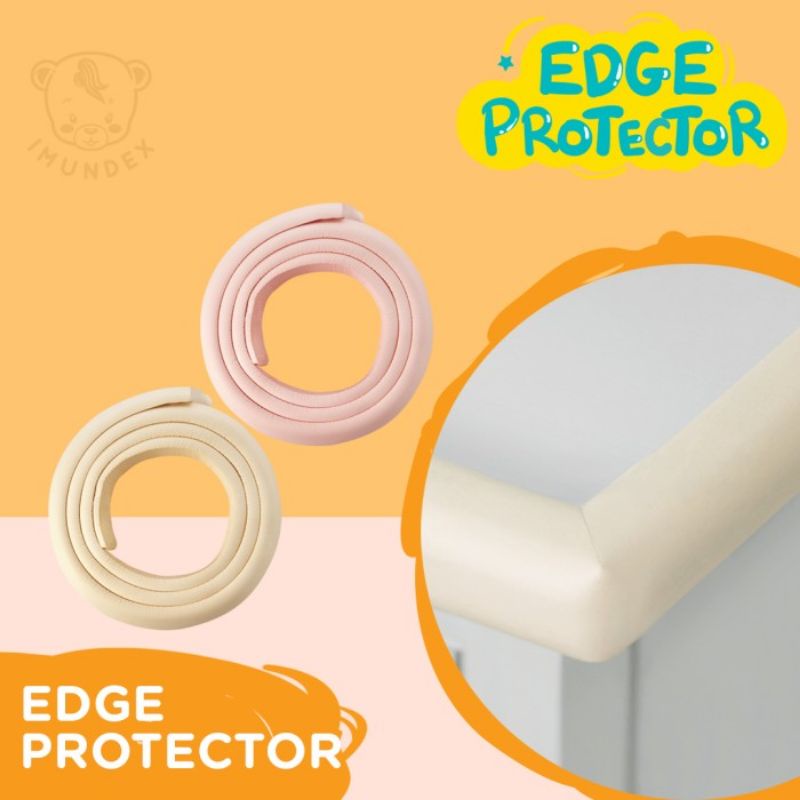 Imundex Corner Edge Protector - Imundex Pelindung Siku Meja Sudut Meja - Spon Pelindung Meja - Spons Penutup Ujung Meja