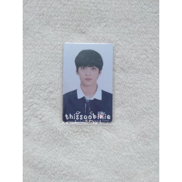 photocard pc txt soobin card ticket fanlive 2021