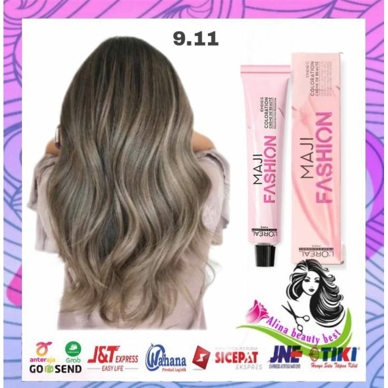 Cat rambut Loreal maji fashion 9.11 - blue steel
