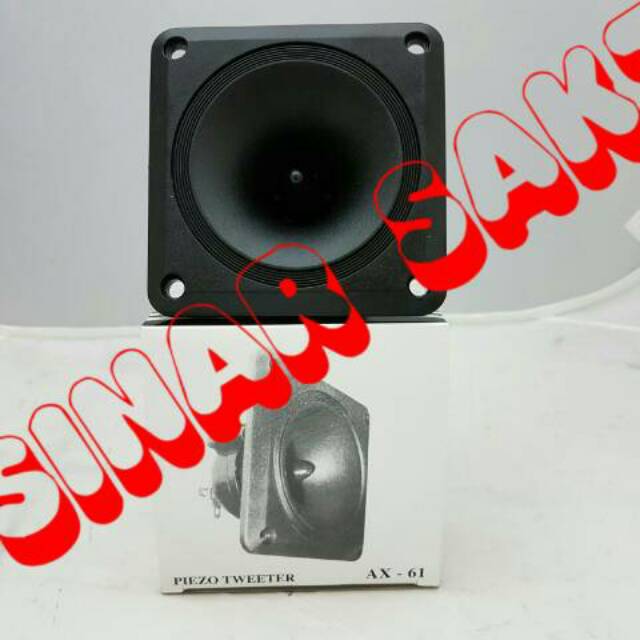 Tweeter Speaker Walet Audax AX 61 Suara inap