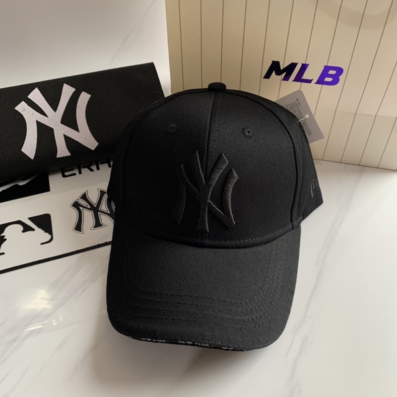 Topi New York Unisex MLB Basic/Minifont Fullblack