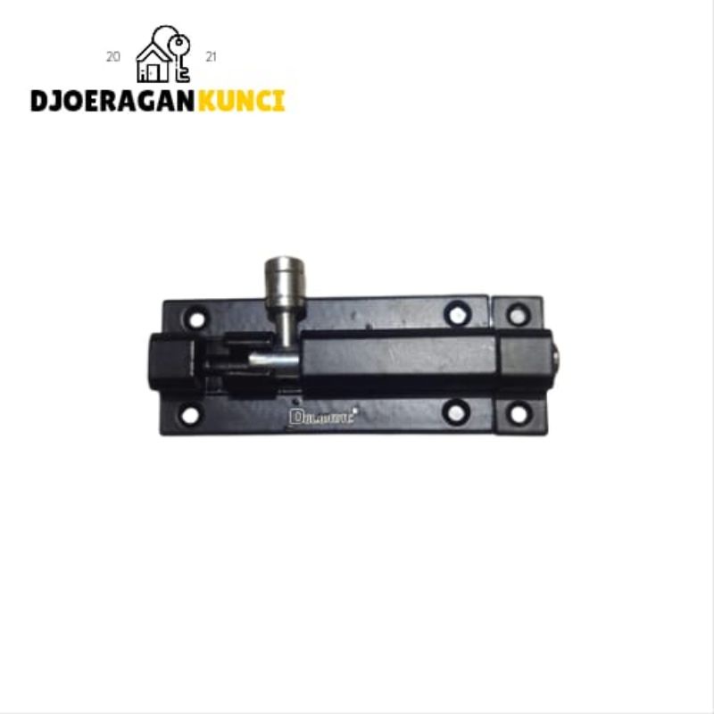 GRENDEL SLOT PINTU RUMAH 3 INCH MERK DOLOMITE WARNA HITAM