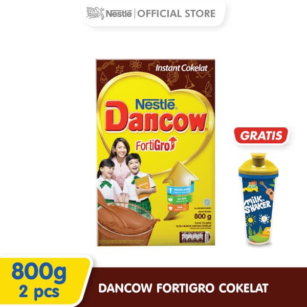 

PROMO DANCOW FORTIGRO SUSU BUBUK COKELAT POUCH 800G 2 PCS GRATIS SHAKER TERMURAH