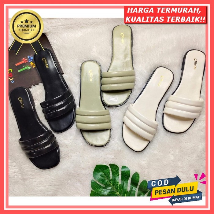 Sandal Wanita Terbaru 2022/Sendal Selop Jelly Hys New 2063-4/Teplek Karet Import Sandal Teplek Wanit