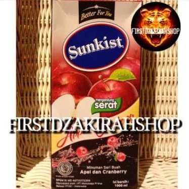 

Sunkist Apple cranberry 1L