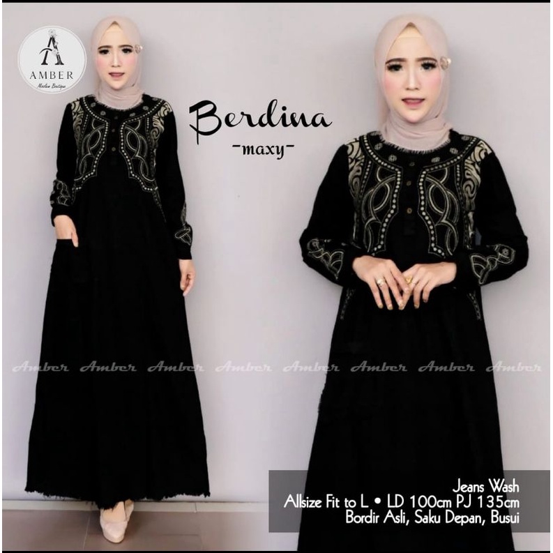 GAMIS JEANS TERBARU 2022 UNTUK WANITA MUSLIMAH DEWASA  BAJU MAXY  KEKINIAN  MODIS DAN TERPOPULER DEN