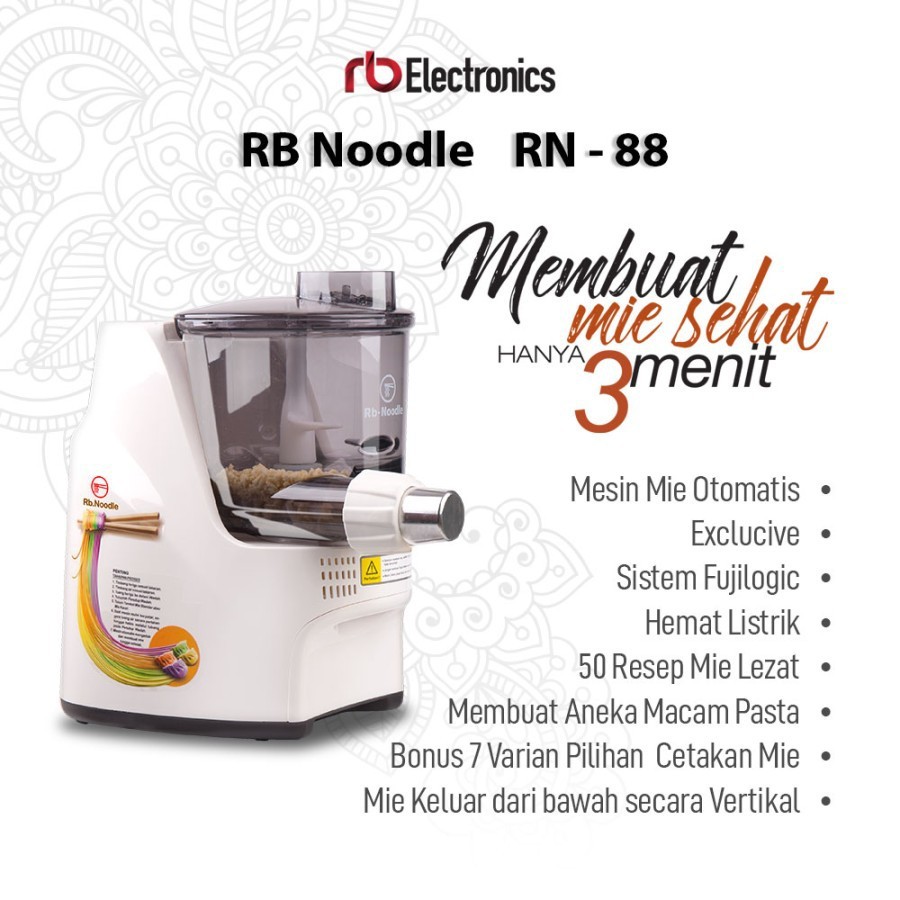 RB NOODLE RN88 Automatic Noodle Maker