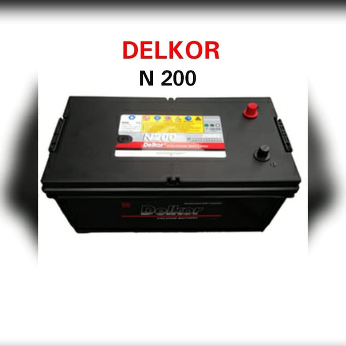 ACCU DELKOR N200 R/L 200Ah MF PASTI JAYA BAN