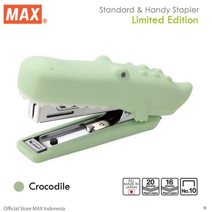 

Hadir Stapler Max Hd - 10 Nx Limited Edition + Isi Staples 10-1 M ( 2 Pcs) - Crocodile Berkualitas