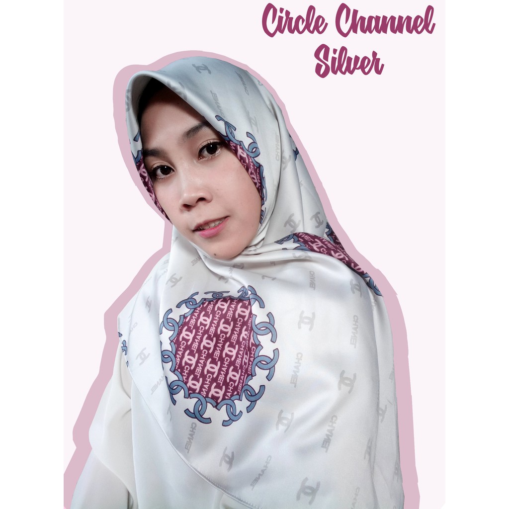 Jilbab Warna Silver