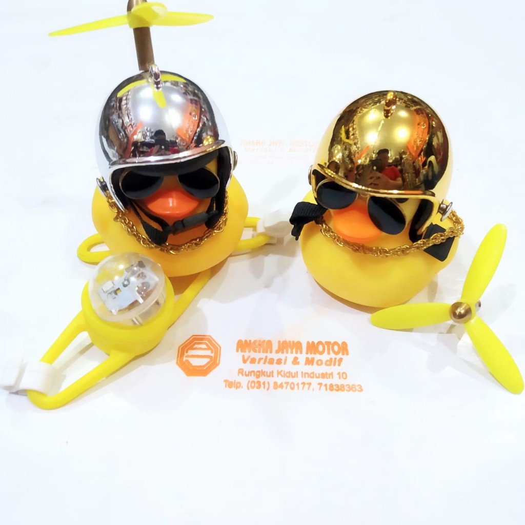 BEBEK HELM BEBEK KUNING LUCU VARIASI MOTOR MOBIL Free Ongkir Shopee Indonesia