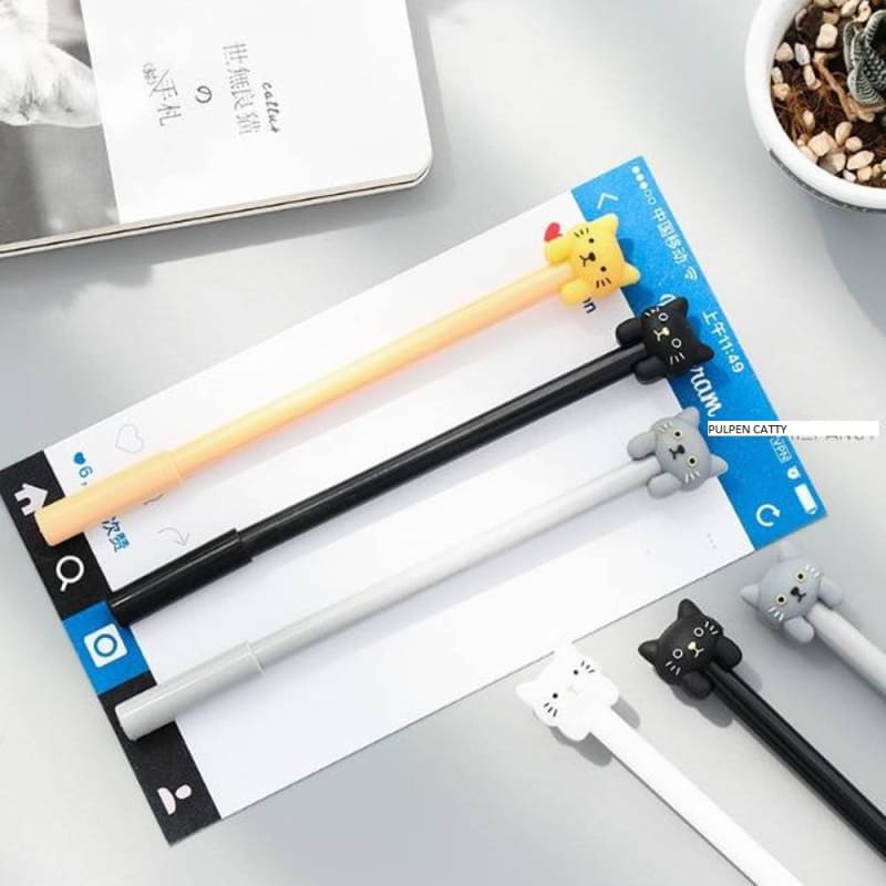 

Pulpen Karakter Kucing Lucu Imut Unik ATK Sekolah Pena Meow Catty Pena Bolpoin Ballpoint Pen LOK