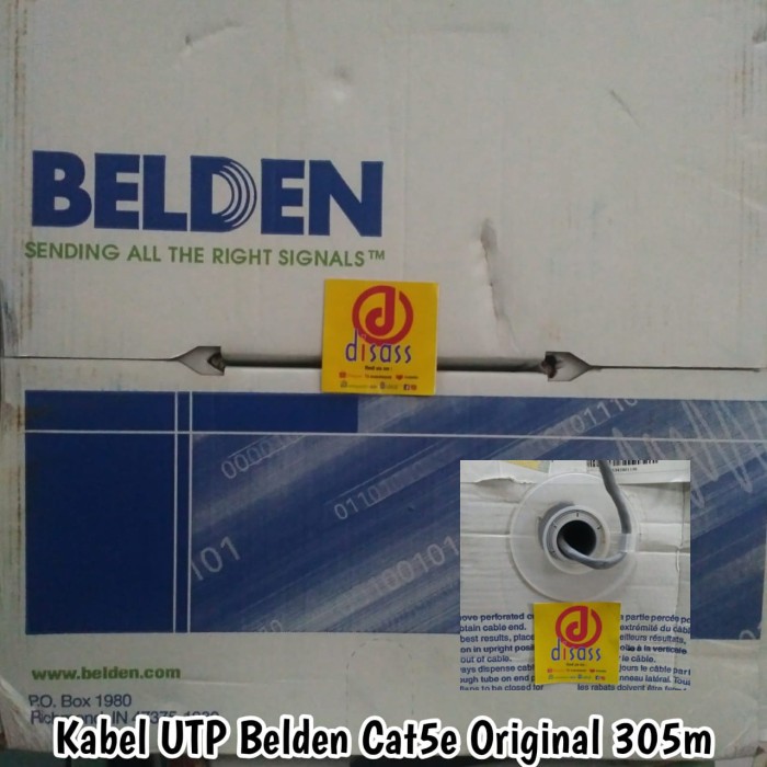 KABEL BELDEN CAT5E KABEL LAN NETWORKING CABLE BELDEN USA 305M - DISASS JOGJA