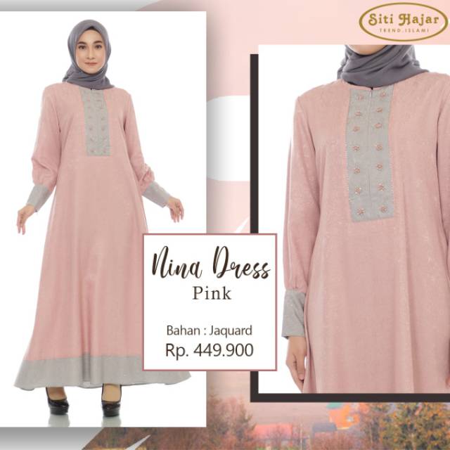 Baju Gamis Wanita Nina dress