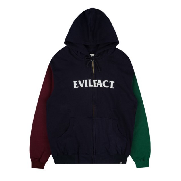 JAKET HOODIE ZIPPER PRIA SIMPLE NAVY ORIGINAL EVIL ARMY | MIDNIGHT NAVY