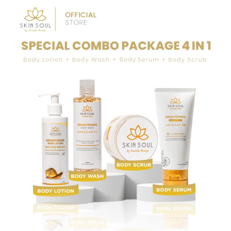 PAKET BODY CARE SkinSoul Brightening by Amanda Manopo