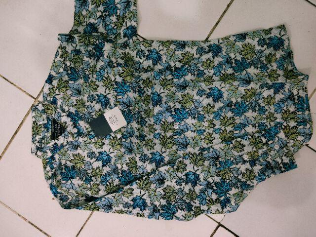 Sanvanina E-1513 Kemeja Batik Panjang Premium Apurva Navy