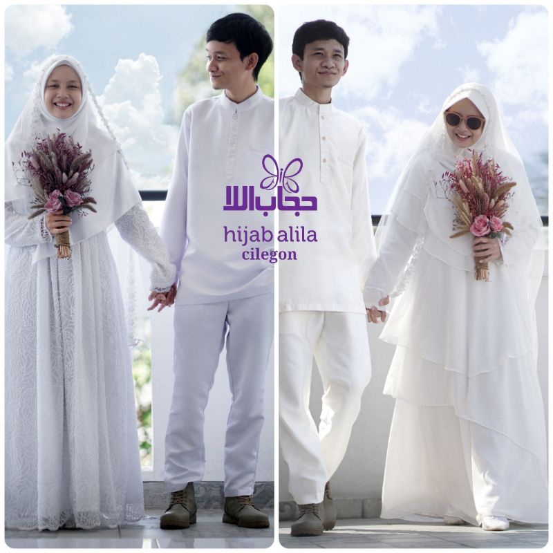 SET AKAD WALIMAH SYARI HIJAB ALILA VARIAN SULTAN  MALAYA  SAFKAR
