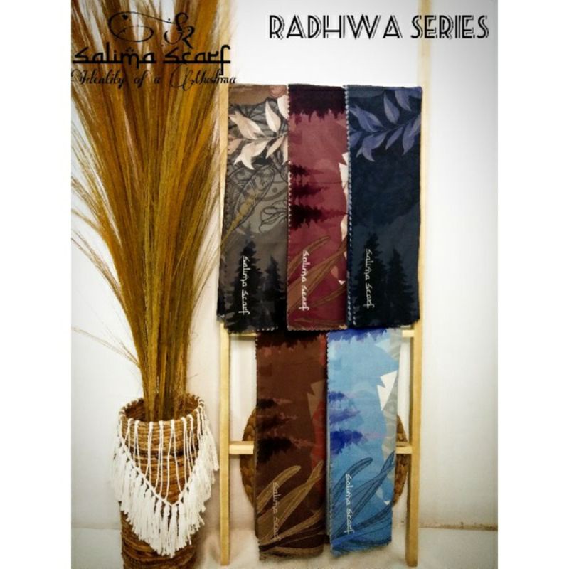 Hijab Motif/Jilbab Print Voal Radhwa Series by Salima Scarf