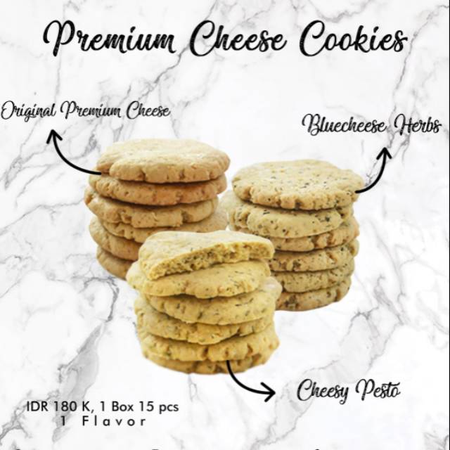 

Premium Cheese Cookies Bahan Berkualitas