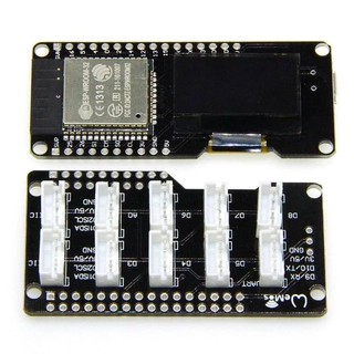 Wemos LoLin32 ESP32 ESP8266 Wifi BLE + LCD OLED + PIN Expansion Shield