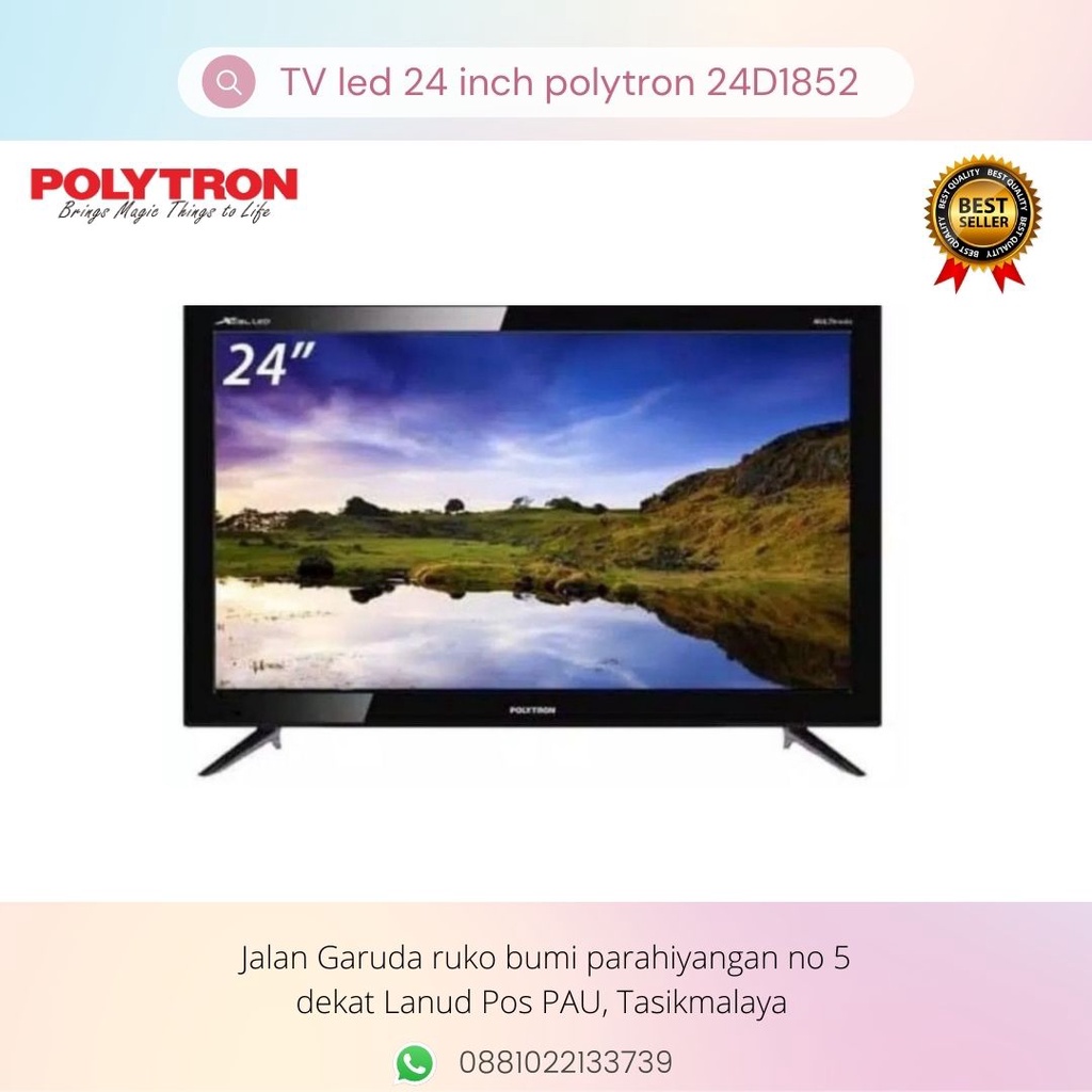 TV led polytron 24 inch 24D1852