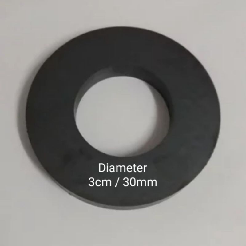 Magnet/besi berani FERRITE model bulat magnet speaker 30mm
