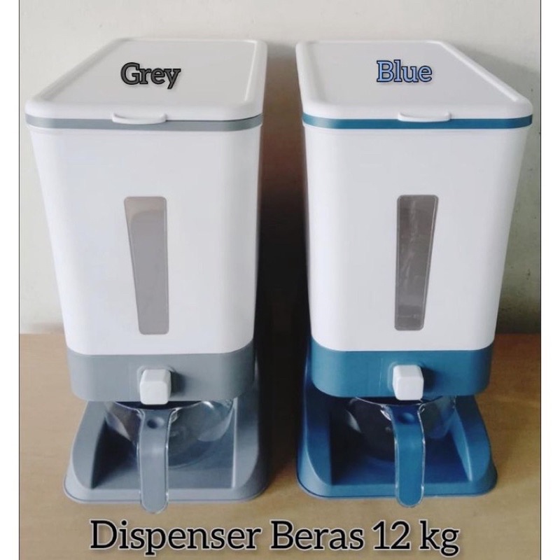 Rice Box 12 Kg / Tempat Simpan Beras / Dispenser Beras