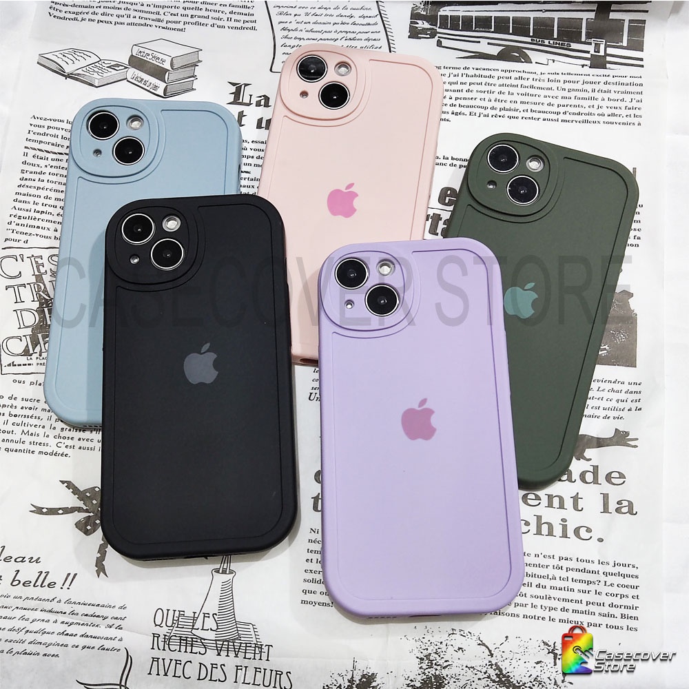 LIQUID CASE - Slicone Case Full Lens Protection For iPhone 6/6S 6+ 7 8 SE 2020 7 PLUS 8 PLUS X XS XR XS MAX 11 12 13 Mini Pro Promax / CASE IPHONE / CASING IPHONE