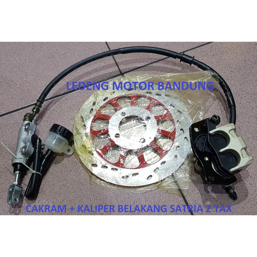 Cakram Satria-R 2 Tax Belakang + Kaliper Master Rem lokal