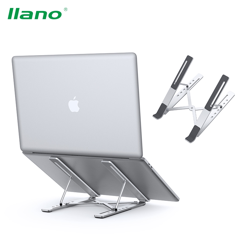 

llano Laptop Stand 6 Speed Adjustable Aluminum Alloy Non-Slip Stand